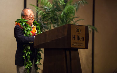 DR. MYRON SHIRASU RECEIVES LIFETIME ACHIEVEMENT AWARD AT OLA PONO IKE MEDICAL GALA